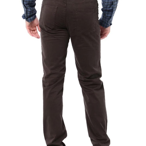 NWT Peter Millar Men’s Signature Sateen Stretch Pants Brown size 32x34 - Picture 3 of 3